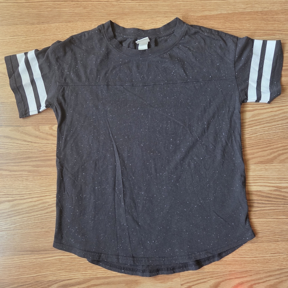 H&M Shirt with White Striped Sleeves